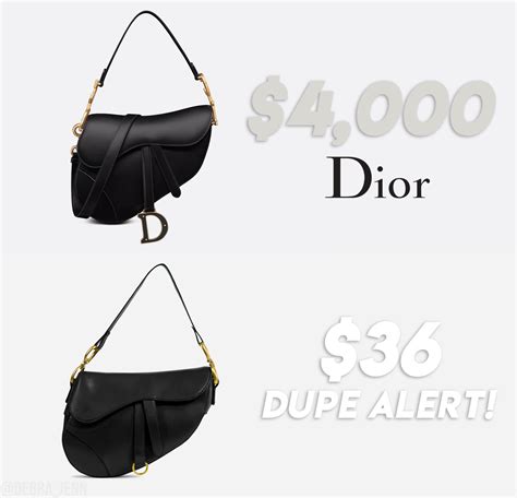 dupe dior saddle bag